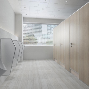 现代公共卫生间3D模型下载